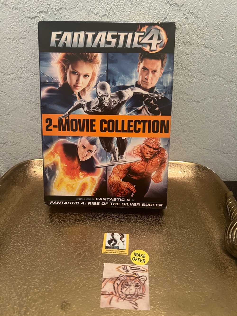 #1811**Fantastic 4: 2-Movie Collection (Black/Orange) - Picture 2 of 11